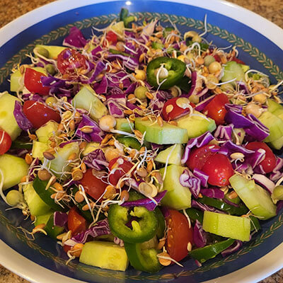 Raw Vegan Salad Recipe