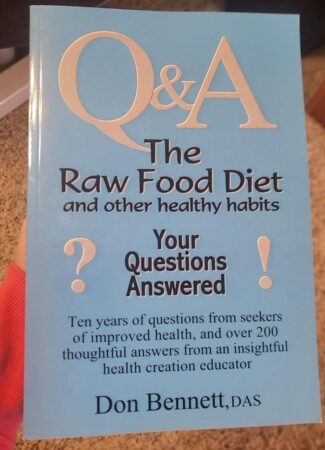 The Raw Food Diet Q and A by Don Bennett book cover