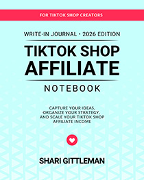 TikTok Affiliate Notebook Front cover small
